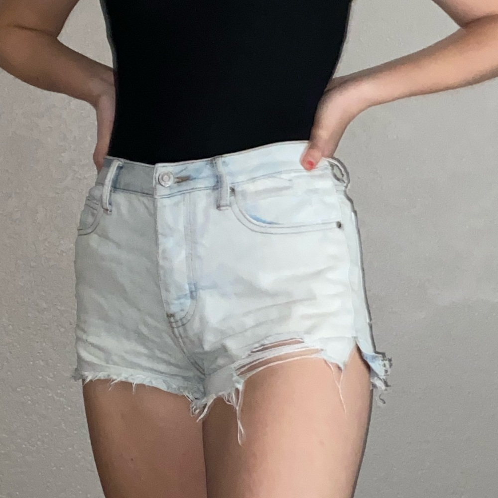 Denim shorts